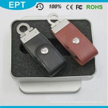 Cheap Leather USB Flash Memory Stick USB with Full Capacity for Free Sample